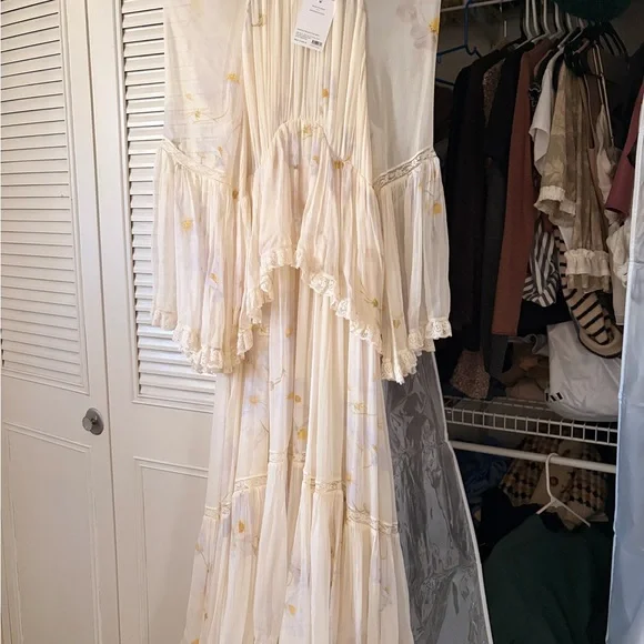 Zimmermann Memento Peplum Flutter Dress - Picture 7 of 7